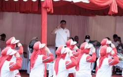 Bupati Gowa Lepas Gerak Jalan Santai Antar SKPD