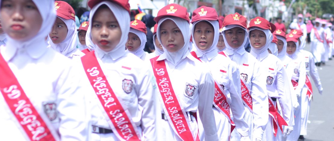 97 Regu Lomba Gerak Jalan Pelajar Resmi Dilepas di Gowa