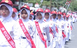 97 Regu Lomba Gerak Jalan Pelajar Resmi Dilepas di Gowa