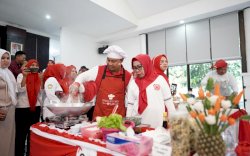 Peringati HKG PKK Ke-50, 18 Camat di Gowa Ikut Lomba Masak Nasi Goreng