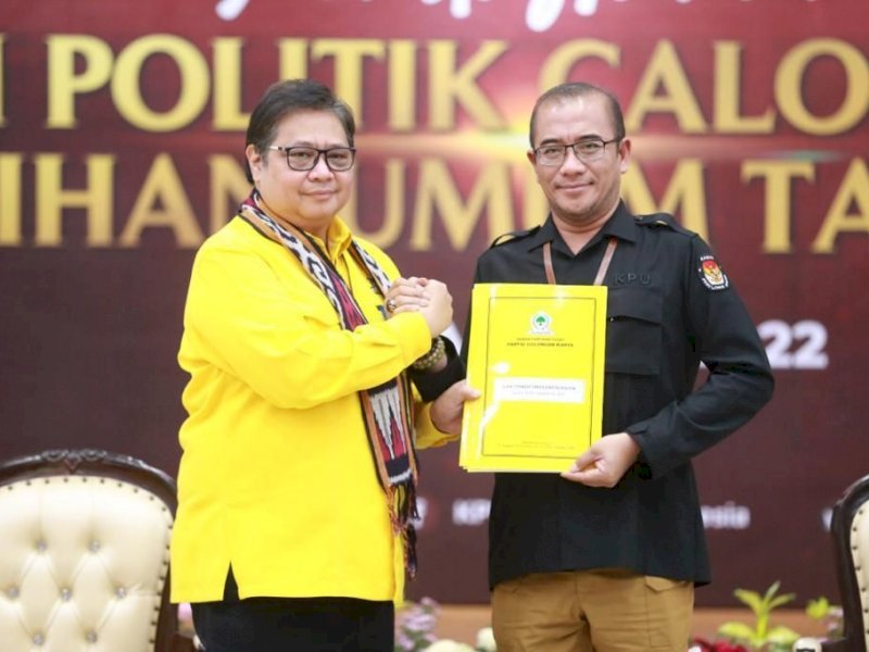 Partai Golkar Sukses Terdaftar di KPU, Kader Golkar Sulsel Tercatat mendekati 40 Ribuan