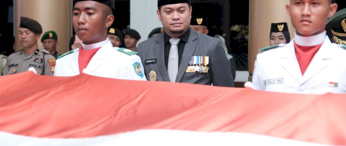 Kukuhkan Paskibraka, Adnan Harap Pengibaran Bendera Merah Putih Sukses