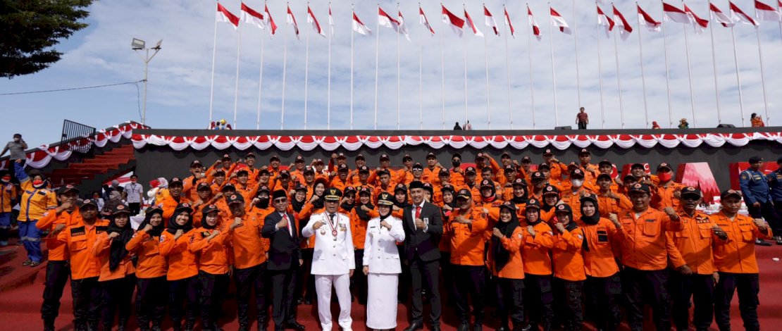 Kalak BPBD Bangga Personelnya Ambil Bagian dalam Perayaan HUT RI di Anjungan Pantai Losari