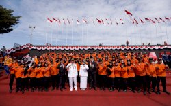 Kalak BPBD Bangga Personelnya Ambil Bagian dalam Perayaan HUT RI di Anjungan Pantai Losari