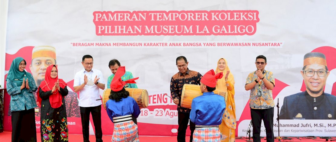 Dinas Kebudayaan dan Pariwisata Sulsel menggelar Pameran Temporer Koleksi Pilihan Museum La Galigo, di Benteng Rotterdam, 18 - 23 Agustus 2022.