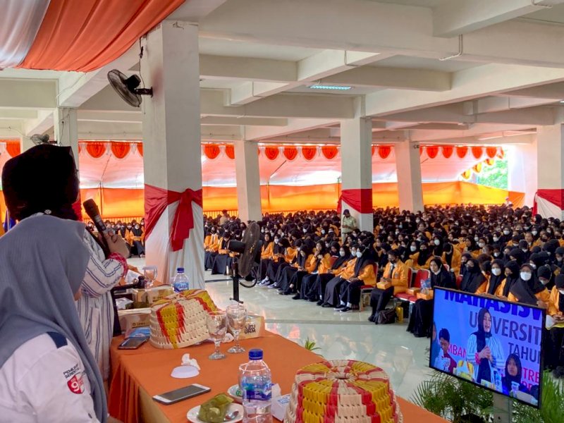 KPU Makassar Goes To Kampus, Ajak 6.258 Maba UNM Gunakan Hak Pilih