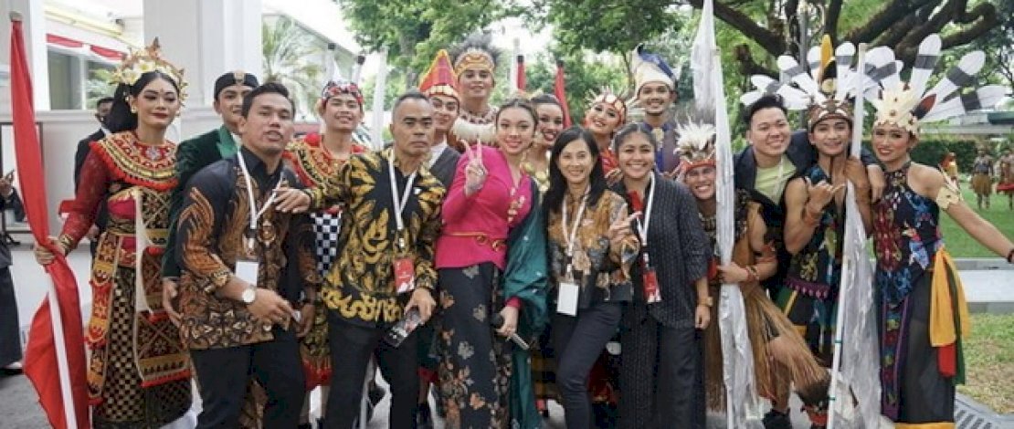 Naura saat tampil di Istana Merdeka. Naura saat tampil di Istana Merdeka.