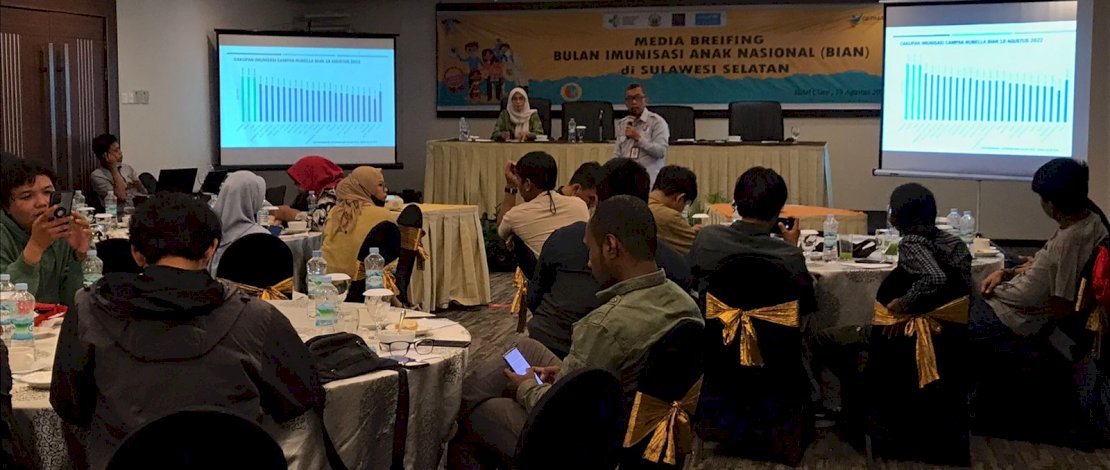 Media Briefing Mendukung Pelaksanaan BIAN, yang dilaksanakan di Hotel Claro Makassar, Jumat, 19 Agustus 2022.