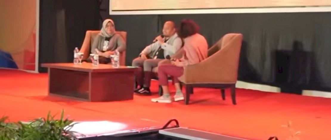 Kadispar Makassar Bahas Soal Ekonomi Kreatif  di Depan Peserta  Festival Generasi