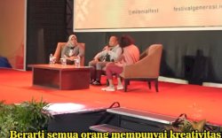 Kadispar Makassar Bahas Soal Ekonomi Kreatif  di Depan Peserta  Festival Generasi