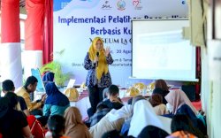 Puluhan Siswa SMP Antusias Ikuti Pelatihan Ragam Hias Berbasis Kultural di Museum La Galigo