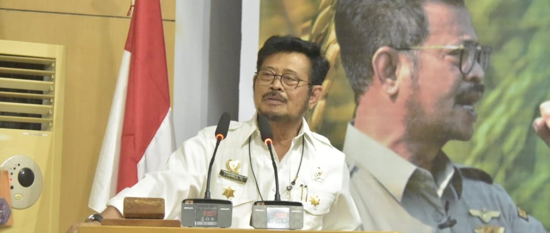 Mentan SYL pada pembukaan pelatihan yang dilaksanakan di Balai Besar Pelatihan Pertanian Batangkaluku Kabupaten Gowa, Sabtu, 20 Agustus 2022.
