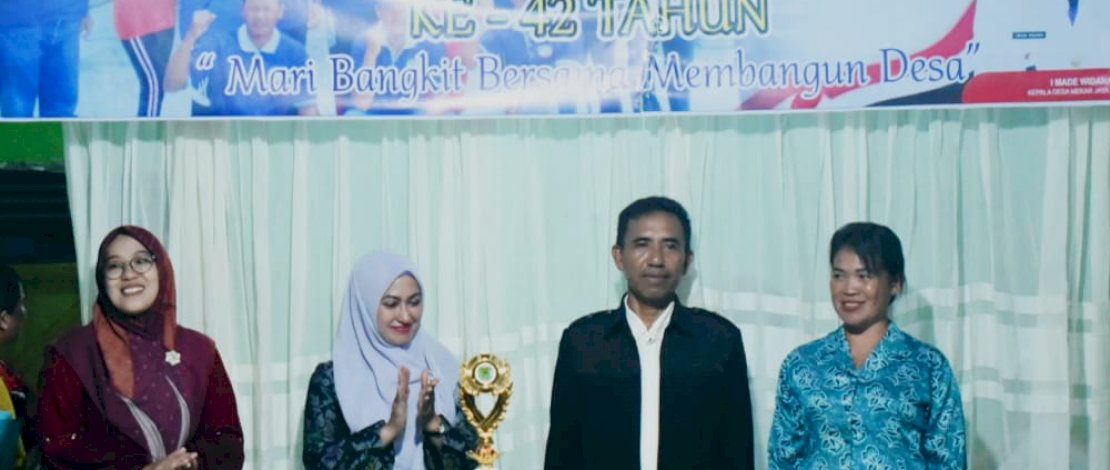 Hadiri HUT Desa Mekar Jaya Tondok, IDP : Jaga Kebersamaan