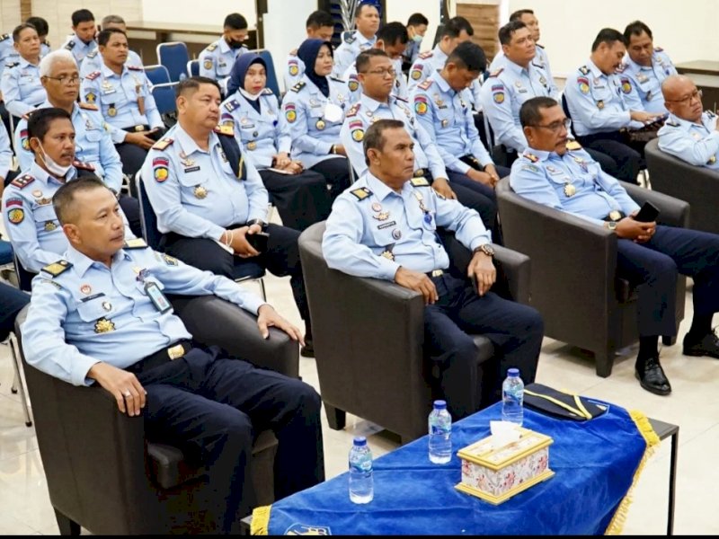 Kemenkumham Sulsel Ikuti Sosialisasi Petunjuk Pelaksanaan Pemenuhan Hak Bersyarat Narapidana