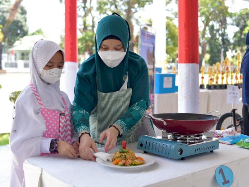 Peringati Hari Anak Nasional, PKK Gelar Lomba Masak Berbahan Pangan Lokal