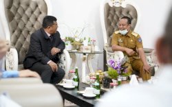 Andi Sudirman Sambut Kepala BPK Sulsel yang Baru