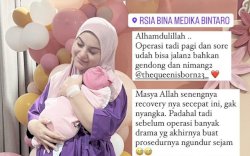 Lahirkan Anak Kedua dengan Metode Caesar, Irish Bella: Alhamdulillah Langsung Bisa Jalan-jalan 