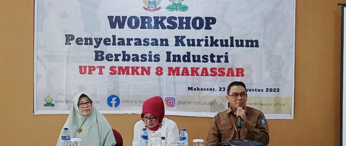SMKN 8 Makassar jadi Pilot Project Sekolah Kejuruan Keunggulan, Islahuddin :  Institusi & Industri Harus Bermitra