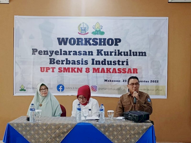 SMKN 8 Makassar jadi Pilot Project Sekolah Kejuruan Keunggulan, Islahuddin :  Institusi & Industri Harus Bermitra