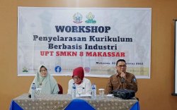 SMKN 8 Makassar jadi Pilot Project Sekolah Kejuruan Keunggulan, Islahuddin :  Institusi & Industri Harus Bermitra