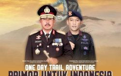 HUT, Brimob  Polda Sulsel Gelar “One Day Trail Adventure  Untuk Indonesia”