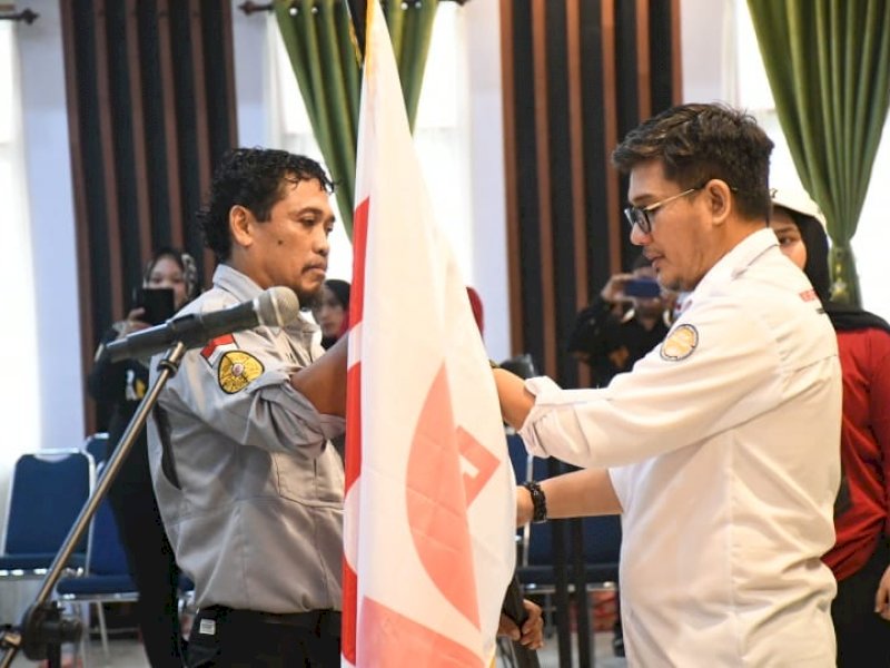 ARA Lantik MJ Ketua Pengcab IOF Luwu Utara