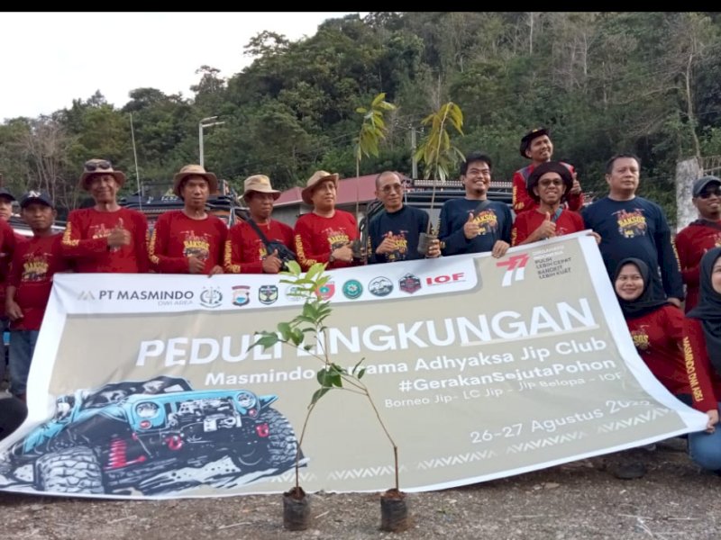 PT Masmido - AJC  Tanam 1.500 Pohon di Latimojong