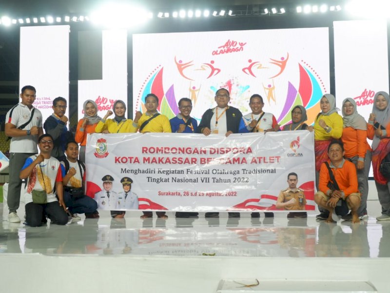 Penampilan Atlet Dispora Makassar Undang Sorak Penonton di Stadion Manahan Solo