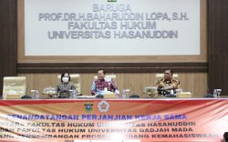 FH Unhas - UGM Teken MoU Program Pengembangan Kemahasiswaan