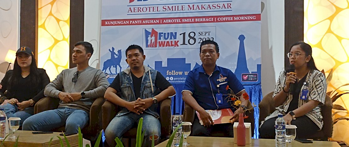 Satu Dekade,  Aerotel Smile Gelar 10 Kegiatan Sosial dan Fun Walk Gratis