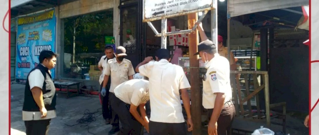 Bapenda Makassar Kembali Tertibkan Reklame Ilegal