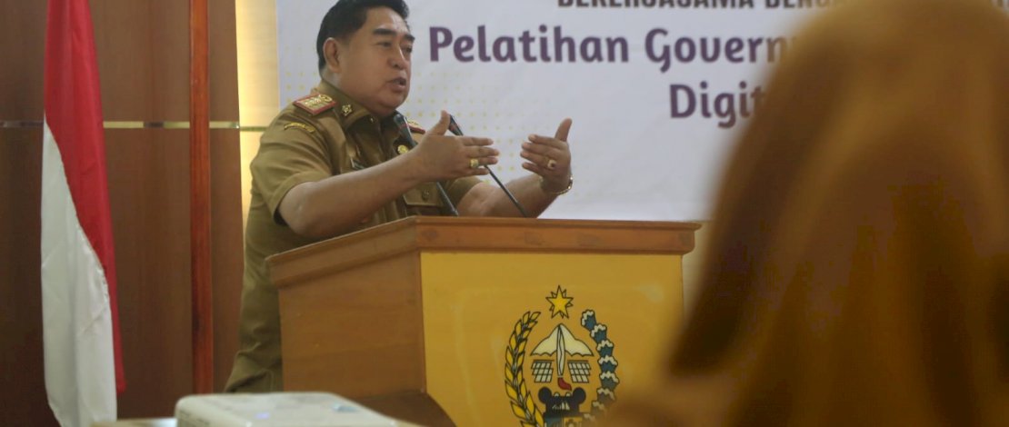 Sekertaris Daerah Provinsi Sulsel, Abdul Hayat Gani, membuka Pelatihan Government Transformation Academy (GTA) Digital Talent Scholarship (DTS), di Aula Badan Pengembangan Sumber Daya Manusia (BPSDM) Sulsel, di Jalan Cendrawasih, Makassar, Senin, 5 September 2022.