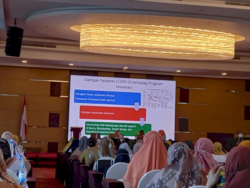 Kejar Ketertinggalan, Makassar Lakukan Sweeping Imunisasi Campak Rubella di Sekolah