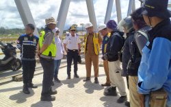 Akses Jembatan Sungai Masamba Resmi Dibuka, Lalu Lintas Kembali Normal