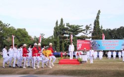 Bupati – Wabup Takalar Hadiri Upacara Pengibaran Bendera Peringati Hari Kemerdekaan ke-77 RI