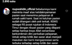 Terkait Keluhan Pasien Poli Urologi, RSUP Wahidin : Kami Meminta Maaf