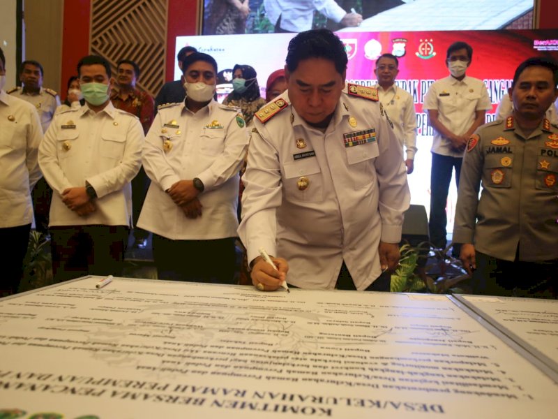 Abdul Hayat Hadiri Rakor Gugus Tugas Pencegahan dan Penanganan Tindak Pidana Perdagangan Orang