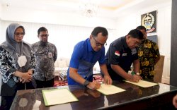 Sekprov Sulsel - Wali Kota Bogor Teken MoU Pinjam Pakai Lahan untuk Asrama Mahasiswa