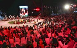 Danny Pomanto Nonton Langsung Pertunjukan Daeng Mangalle, Panglima Pemberani Anak Makassar