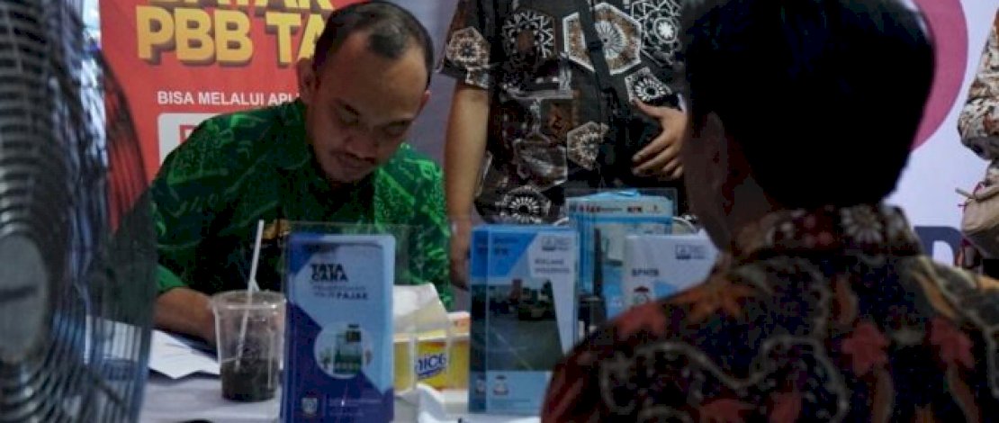 Booth bapenda Makassar di F8 