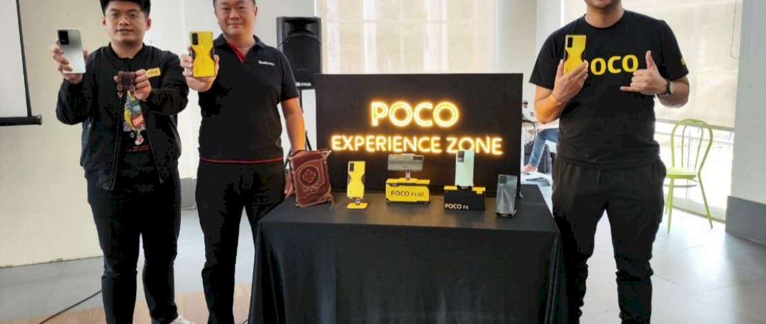 (Dari kiri ke kanan) Jeksen, Product Marketing Manager POCO Indonesia; Dominikus Susanto, Senior Manager Business Development Qualcomm Indonesia; Andi Renreng, Head of Marketing POCO Indonesia.
