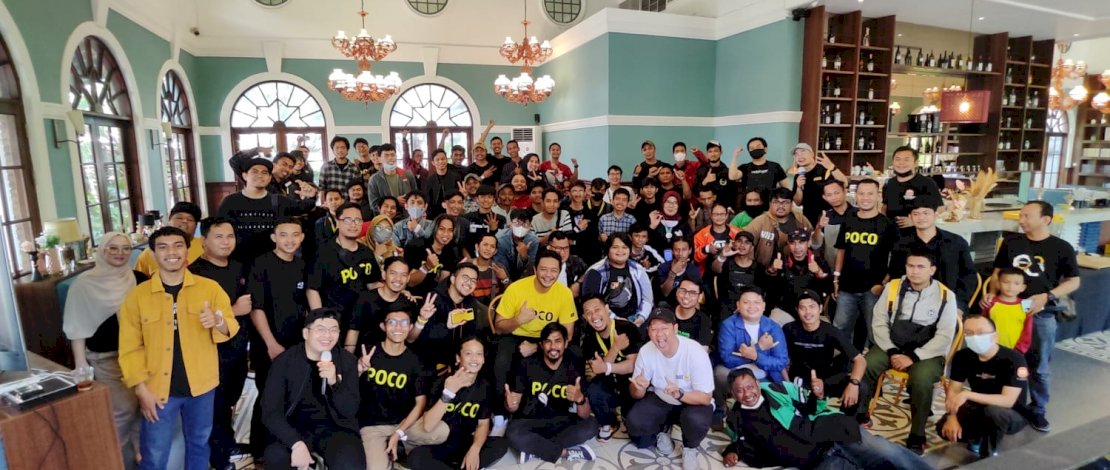 Perkenalkan Seri F4 dan  F4 GT, Poco Indonesia Kumpulkan Ratusan  Pocofans  dan Komunitas Ojol di Makassar