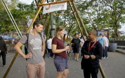 Pagelaran Busana dan Tari-tarian di Makassar F8  Pikat Wisatawan Asing