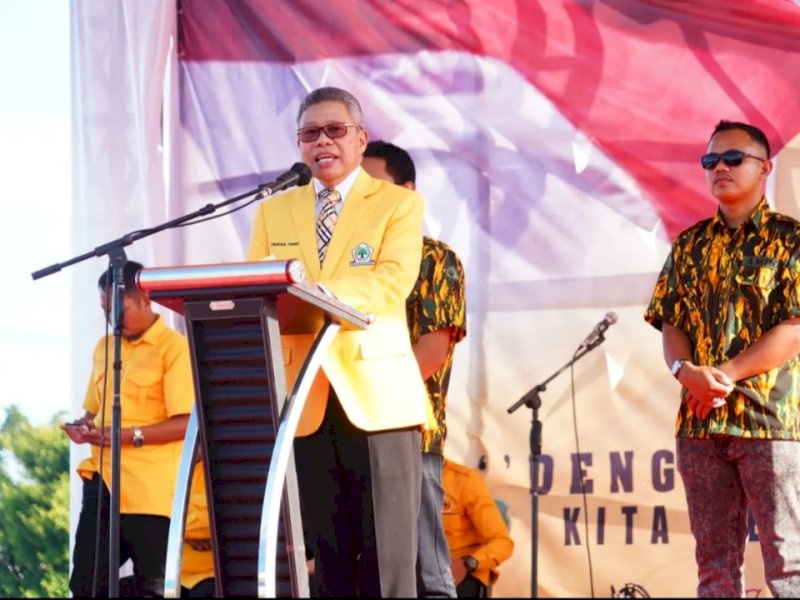 Lantik Pengurus Golkar Jeneponto, Taufan Pawe Beri Target 10 Kursi