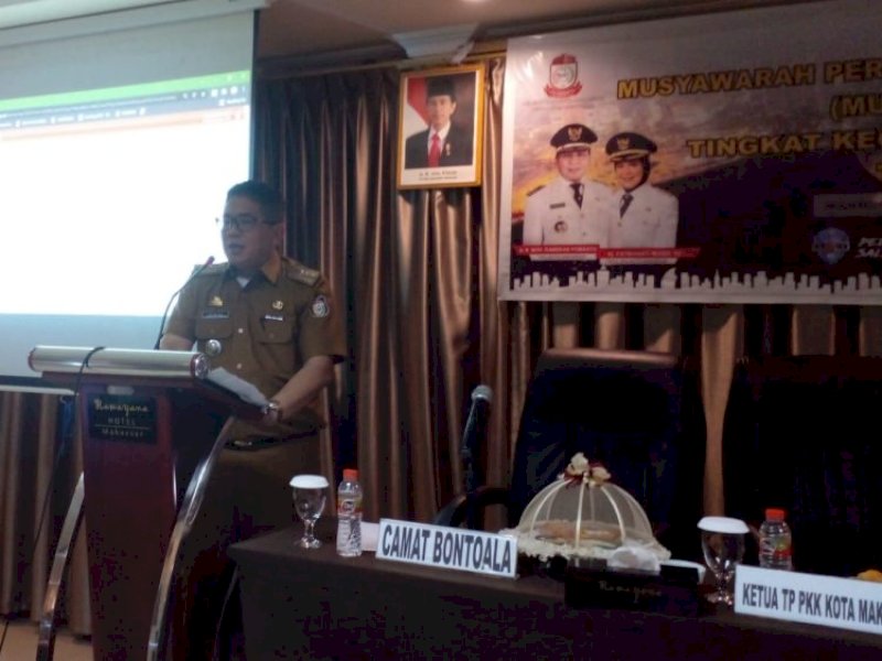 Gelar Musrembang, Camat Bontoala Minta Dukungan Seluruh SKPD untuk Sukseskan Pembangunan