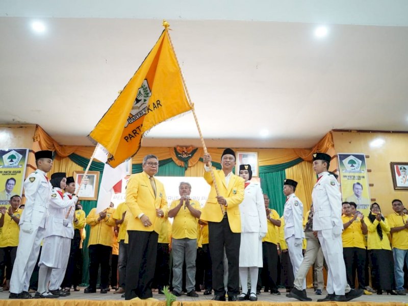 Pelantikan Golkar Pangkep, TP Kukuhkan Sahabat Airlangga Hartarto