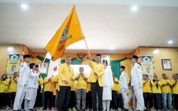 Pelantikan Golkar Pangkep, TP Kukuhkan Sahabat Airlangga Hartarto