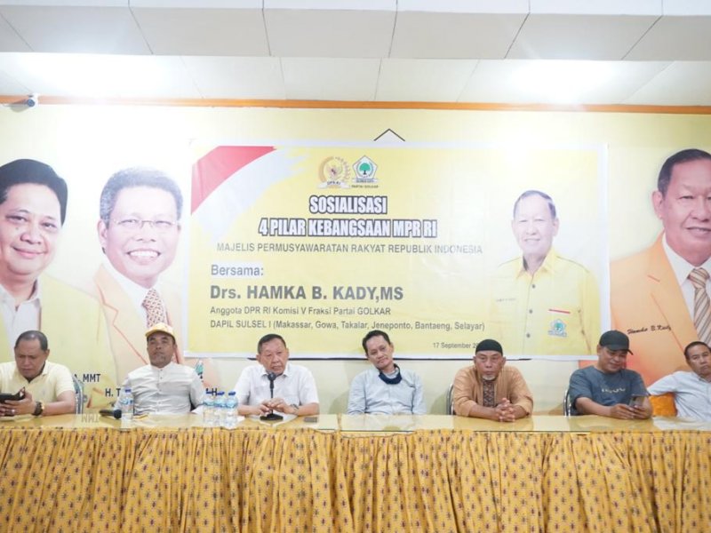Sosialisasi Empat Pilar Kebangsaan, Hamka B Kady Ingatkan Pentingnya Gotong Royong dan Toleransi