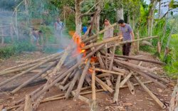 Polisi Amankan 9 Unit Motor dan Bakar Arena Judi Sabung Ayam di Bulukumba