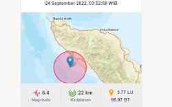 Gempa Signifikan Guncang Meulaboh Aceh 